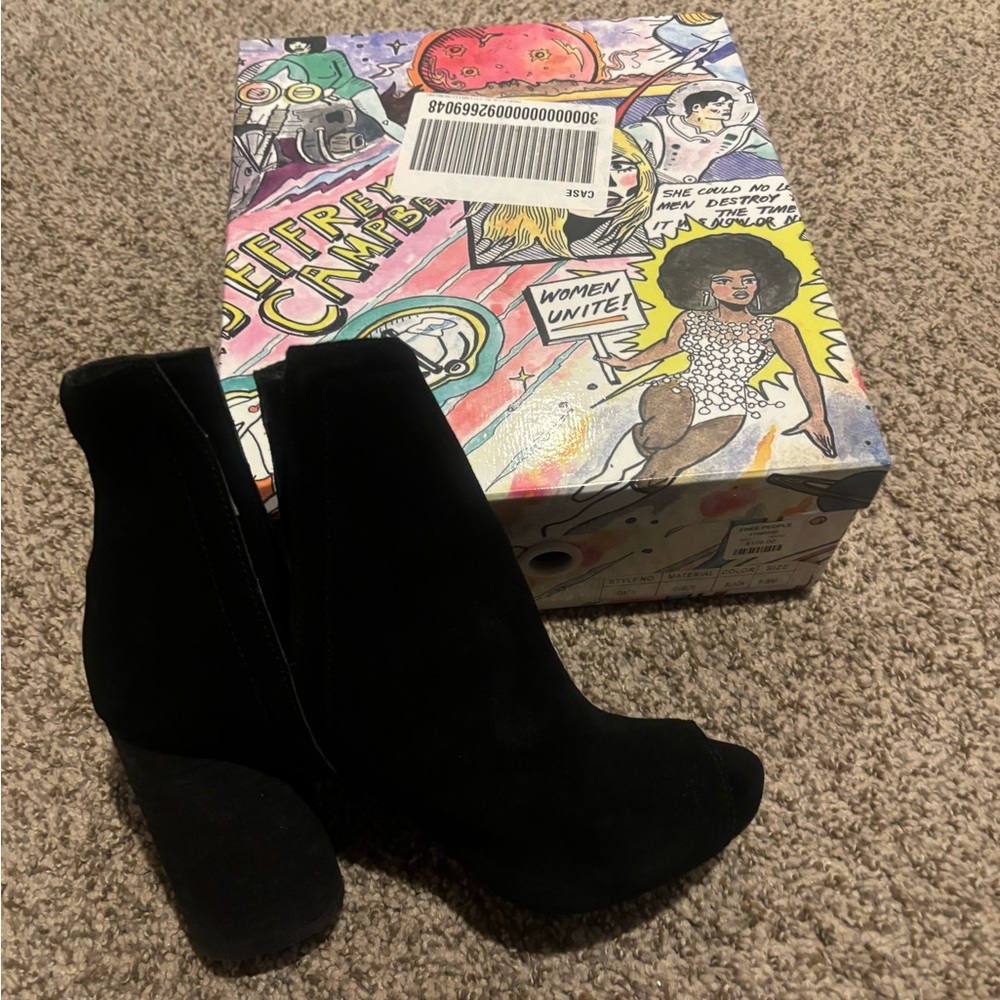 Jeffrey Campbell Peep Toe Booties